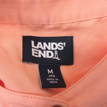 ランズエンド LANDS' END シャツ ブラウス 半袖 M オレンジ /YI レディース_画像6