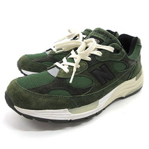 ニューバランス × ジョウンド JJJJound 美品 992 Green スニーカー M992JJ スエード メッシュ シューズ US9 27cm 緑 グリーン メンズ_画像1