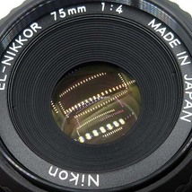 ニコン Nikon エルニッコール EL-Nikkor 75mm F/4 105mm F/5.6 レンズ 引き伸ばし 2点セット 美品_画像6