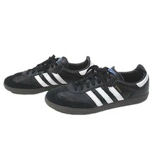 アディダス adidas B75807 サンバ OG SAMBA OG ローカットスニーカー 28.0cm ブラック 黒系 レザー メンズ_画像2