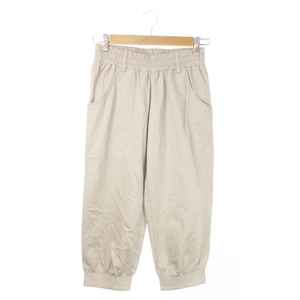  Limited Edition LIMITED EDITION by ATSURO TAYAMA pants Easy cropped pants capri pants easy waist rubber 38 beige 