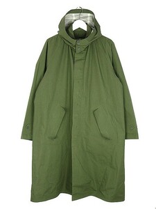 デサント DESCENTE PAUSE ポーズ LINER SOUTIEN COLLAR COAT DUI3751 ステンカラーコート M グリーン ダウンライナー付き アウター メンズ