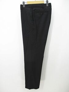 エミネント ロング丈 パンツ スラックス 灰系 ダークグレー ジップフライ 日本製 毛 ウール メンズ