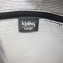 キプリング KIPLING ナイロン リュックサック ロゴ 青 ブルー /SR13 レディース_画像7