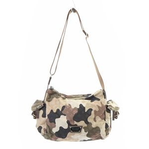  Russet RUSSET Russet for traveler nylon camouflage one shoulder bag Logo .-ju tea color Brown /SR22 lady's 