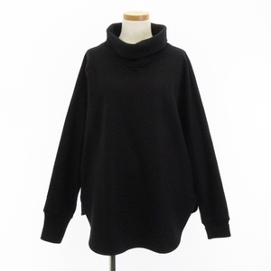  Des Pres DES PRES Tomorrowland knitted combination ta-toru neck pull over sweater long sleeve wool navy blue dark navy Sto