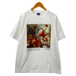 アップルバム APPLEBUM 2023SS The Birth of Hero T-Shirt クルーネック フォトプリント 半袖 Tシャツ カットソー XL WHITE(ホワイト)