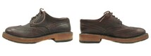 ウォークオーバー WALK OVER ウィングチップシューズ レザー 本革 革靴 SIZE8 ブラウン ビジネスシューズ メンズ_画像3