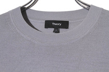 theory セオリー CREW NECK PO REGAL WOOL クルーネック ウール ニット セーター S GRAY グレー RSL-RE21-01 /◆ メンズ_画像3