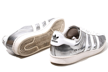 30cm PRADA × adidas プラダ アディダス SUPERSTAR 'Metallic Silver' スーパースター メタリックシルバー US12 FX4546 /◆ メンズ_画像3