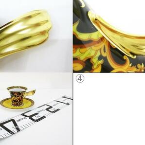 ヴェルサーチ ヴェルサーチェ VERSACE VERSACE×Rosenthal ローゼンタール コラボ カップ＆ソーサー ブラック 黒 ブランド食器 その他の画像9