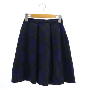  Tomorrowland collection TOMORROWLAND collection Jaguar do skirt knees height fre attack 34 navy blue navy /MY #OS lady's 