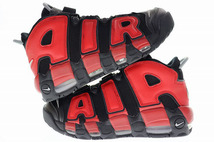 ナイキ NIKE AIR MORE UPTEMPO '96 BLACK AND UNIVERSITY RED 27cm DJ4400-001 エア モア アップテンポ 96 ブラック ユニバーシティ レッド_画像2