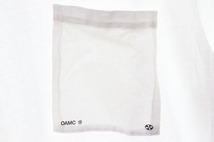 オーエーエムシー OAMC Pocket Shortsleeve Cotton Tshirt WHITE L ポケット ショートスリーブ コットン Tシャツ ホワイト クルーネック240_画像4