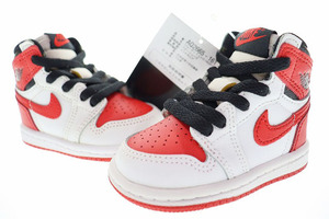 ナイキ NIKE JORDAN 1 RETRO HIGH OG TD HERITAGE 2022 9cm 3C UNIVERSITY RED AQ2665-161 ジョーダン I ハイ トドラー ヘリテージ レッド