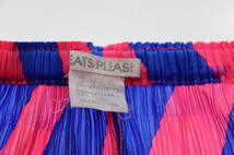 プリーツプリーズ PLEATS PLEASE ISSEY MIYAKE ストライプ ハーフパンツ【ブランド古着ベクトル】240312● レディース_画像3