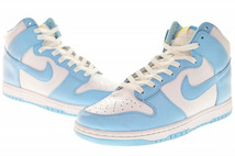 ナイキ NIKE DUNK HIGH RETRO BLUE CHILL WHITE 28.5cm DD1399-401 ダンク ハイ レトロ ブルー チル ホワイト 【ブランド古着ベクトル】240_画像1