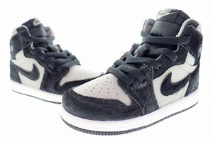 未使用品 ナイキ NIKE JORDAN 1 RETRO HIGH OG TD MEDIUM GREY 2022 14cm FB1313-001 ジョーダン I レトロ ハイ トドラー ミディアム グレ