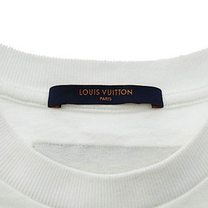 ルイヴィトン LOUIS VUITTON Virgil Abloh ヴァージル アブロー 20AW Signature Logo Embroidery Tee シグネチャー ロゴ 刺繍 半袖 Tシャツの画像4