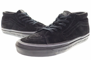 バンズ VANS x NEIGHBORHOOD SK8-MID 83 DX BLACK 28cm VN0A5JMFCJJ ネイバーフッド コラボ スケート ミッド ブラック 【ブランド古着ベク