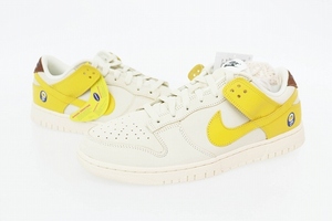 ナイキ NIKE WMNS DUNK LOW LX BANANA ウィメンズ ダンク ロー バナナ DR5487-100 28.5 イエロー ベージュ ブランド古着ベクトル ▲■24032