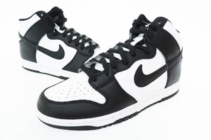 ナイキ NIKE DUNK HIGH RETRO PANDA BLACK/WHITE ダンク ハイ レトロ パンダ ブラック ホワイト スニーカー DD1399-105 28.5 黒 白 ▲■ 24