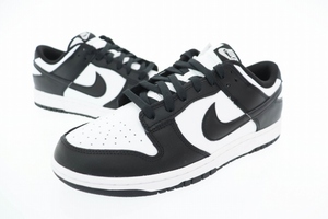 ナイキ NIKE DUNK LOW RETRO PANDA BLACK/WHITE ダンク ロー レトロ パンダ ブラック ホワイト スニーカー DD1391-100 28.5 黒 白 ▲■ 240