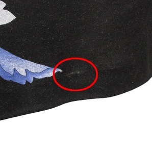 レオナール LEONARD ウール シルク スカート プリント 76 ブラック 黒 ブルー系 ボトムス レディースの画像4