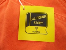 カリフォルニアストーリー CALIFORNIA STORY ベイカーパンツ カラーパンツ USA製 オレンジ S メンズ_画像3