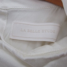 ラベルエチュード la belle Etude ブラウス シャツ 長袖 シンプル F ホワイト 白 /KT32 レディース_画像3