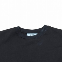 プラダ PRADA ワイド スウェット Tシャツ 半袖 カットソー プルオーバー XS 黒 ブラック 3542A-S211/10YBA2 メンズ レディース_画像3