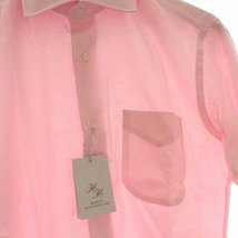 未使用品 MADE BY HITOYOSHI ワイシャツ 長袖 シャツ 38-84 M相当 ピンク /☆G メンズ_画像5