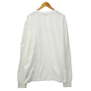 ディーゼル DIESEL T-JUST-LS-IND クルーネック ロゴ プリント 長袖 Tシャツ ロンT 3XL WHITE(ホワイト) メンズの画像2