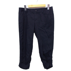  Untitled UNTITLED cropped pants plain simple comb . comb . hem 2 black black /HT22 lady's 