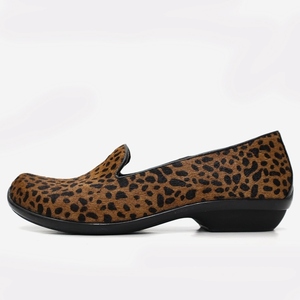  Dance koDANSKO Leopard рисунок машина f волосы Loafer туфли-лодочки EU39 BROWN × BRACK Brown черный 5601910200 женский 