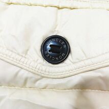 モンクレール MONCLER ダウンジャケットブルゾン パーカ フーディ アウター ジップアップ 820-093-45335-50 ホワイト 0 レディース▲C1_画像4