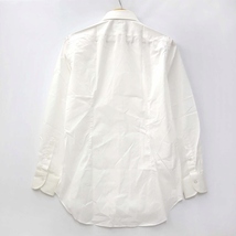 未使用品 トゥモローランド TOMORROWLAND PILGRIM ピルグリム ワイドスプレッドカラーシャツ ホワイト 39 メンズ_画像2