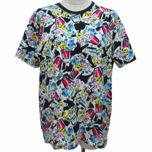  Fendi FENDI футболка cut and sewn короткий рукав рисунок многоцветный 93549 0313 женский 