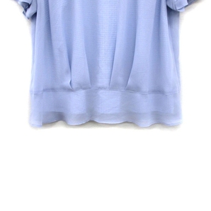 リフレクト Reflect ブラウス シャツ 半袖 シフォン シンプル 11 ブルー 青 /KT5 レディースの画像5