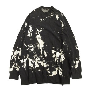 19ss ラッドミュージシャン LAD MUSICIAN クルーネックビッグプルオーバー CREW NECK BIG PULLOVER ニット セーター 44 ブラック メンズ