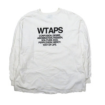 ダブルタップス WTAPS INGREDIENTS LS COTTON L/S Longsleeve T-Shirt ロンT 長袖 Tシャツ バックロゴプリント 白 ホワイト 03 メンズ_画像2