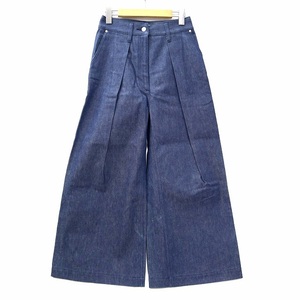 キャットコピー CATCOPY WIDE BUGGY DENIM PANTS ワイド バギー デニムパンツ ジーンズ ブルー レディース