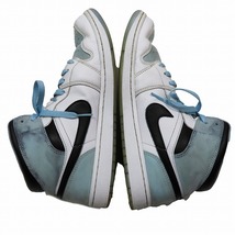 ナイキ NIKE エアジョーダン1 ミッド アイスブルーヌバック Air Jordan 1 Mid Ice Blue Nubuck サイズ29cm DV1308-104メンズ_画像6