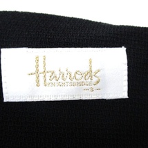 ハロッズ Harrods フレア スカート ミニ ウール シンプル ブラック 黒 /KT1 レディース_画像3