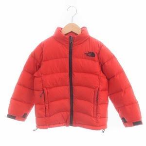 ザノースフェイス THE NORTH FACE ACONCAGUA JACKET Kid's ダウンジャケット ジップアップ 120 赤 レッド NDJ18050 /DF ■OS キッズ