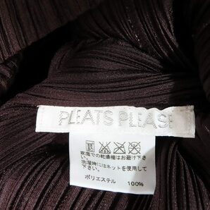 美品 08AW プリーツプリーズ イッセイミヤケ PLEATS PLEASE ISSEY MIYAKE プリーツ フレアスリーブ ワンピース Aライン ハーフ丈 ひざ下丈の画像3