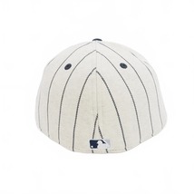 ニューエラ NEW ERA 59FIFTY NEW YORK YANKEES ニューヨーク ヤンキース キャップ 帽子 ストライプ 7 2/1 アイボリー ネイビー メンズ_画像4