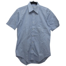 バルマン BALMAIN シャツ 半袖 ライトブルー系 Lサイズ相当 0324 メンズ_画像1