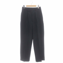 マーカウェア MARKA WARE 23SS CLASSIC FIT TROUSERS テーパードパンツ ジッパーフライ 1 黒 ブラック /MI ■OS ■AD メンズ_画像1