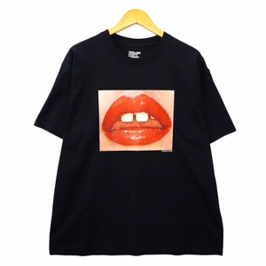 未使用品 MINEDENIM マインデニム 2023AW Carlijn Jacobs×Stie-lo Lips T-SH クルーネック フォト プリント 半袖 Tシャツ XL